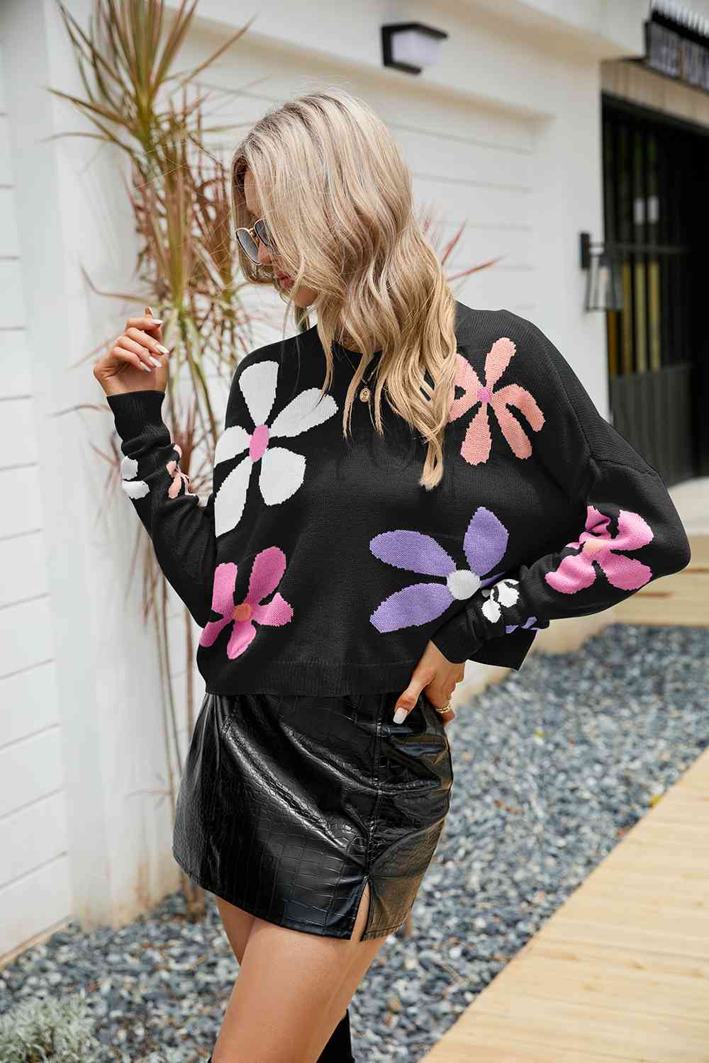 Celestial Floral Cozy Sweater