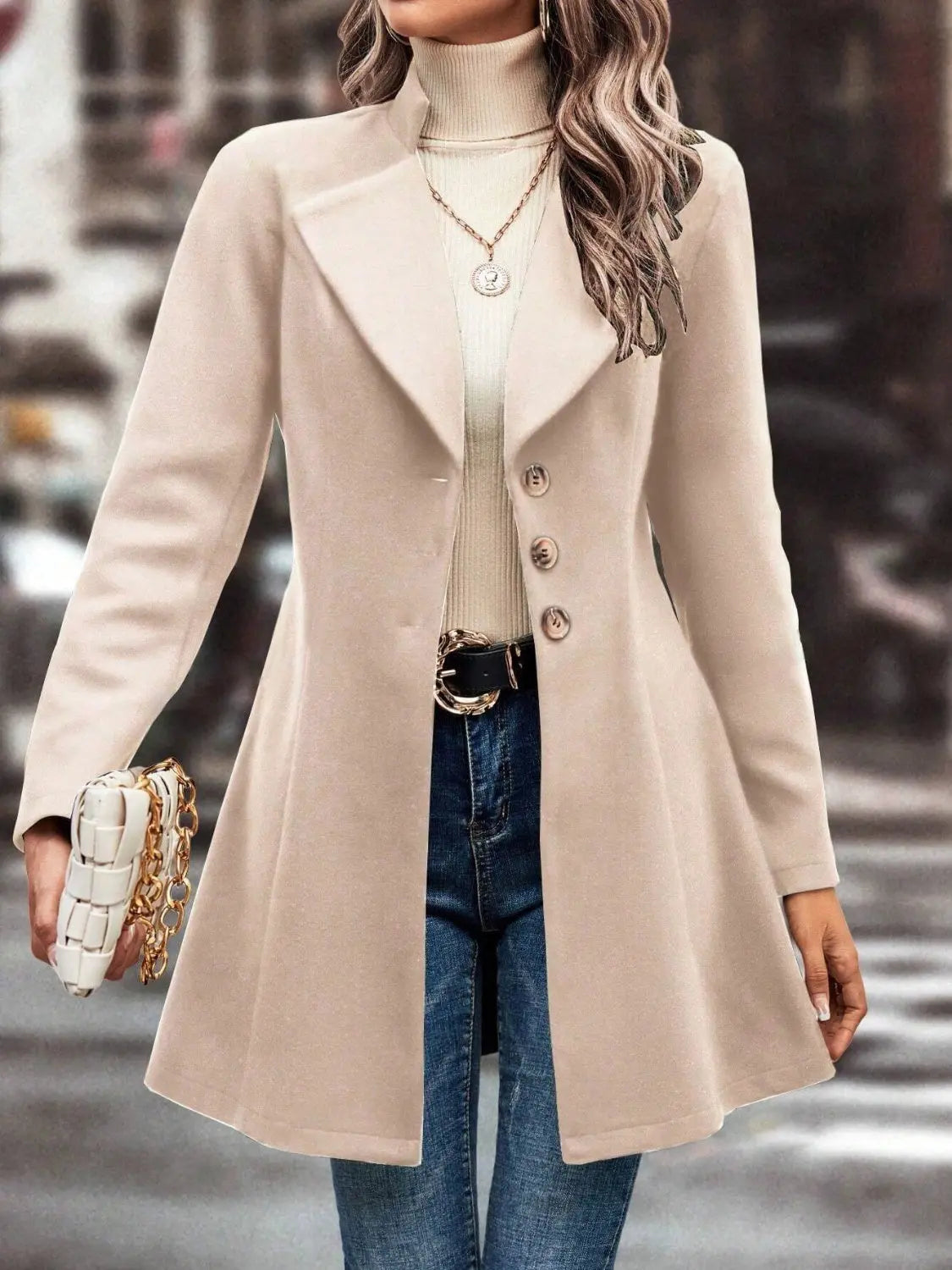 Celestial Elegance Longline Coat
