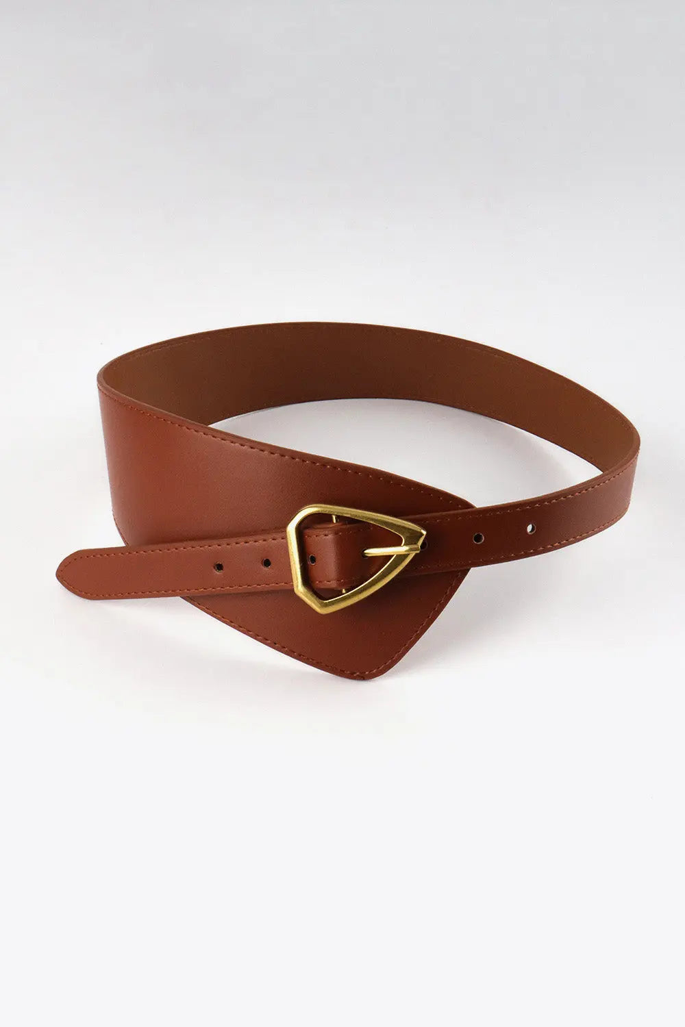 Celestial Elegance Asymmetrical PU Leather Belt