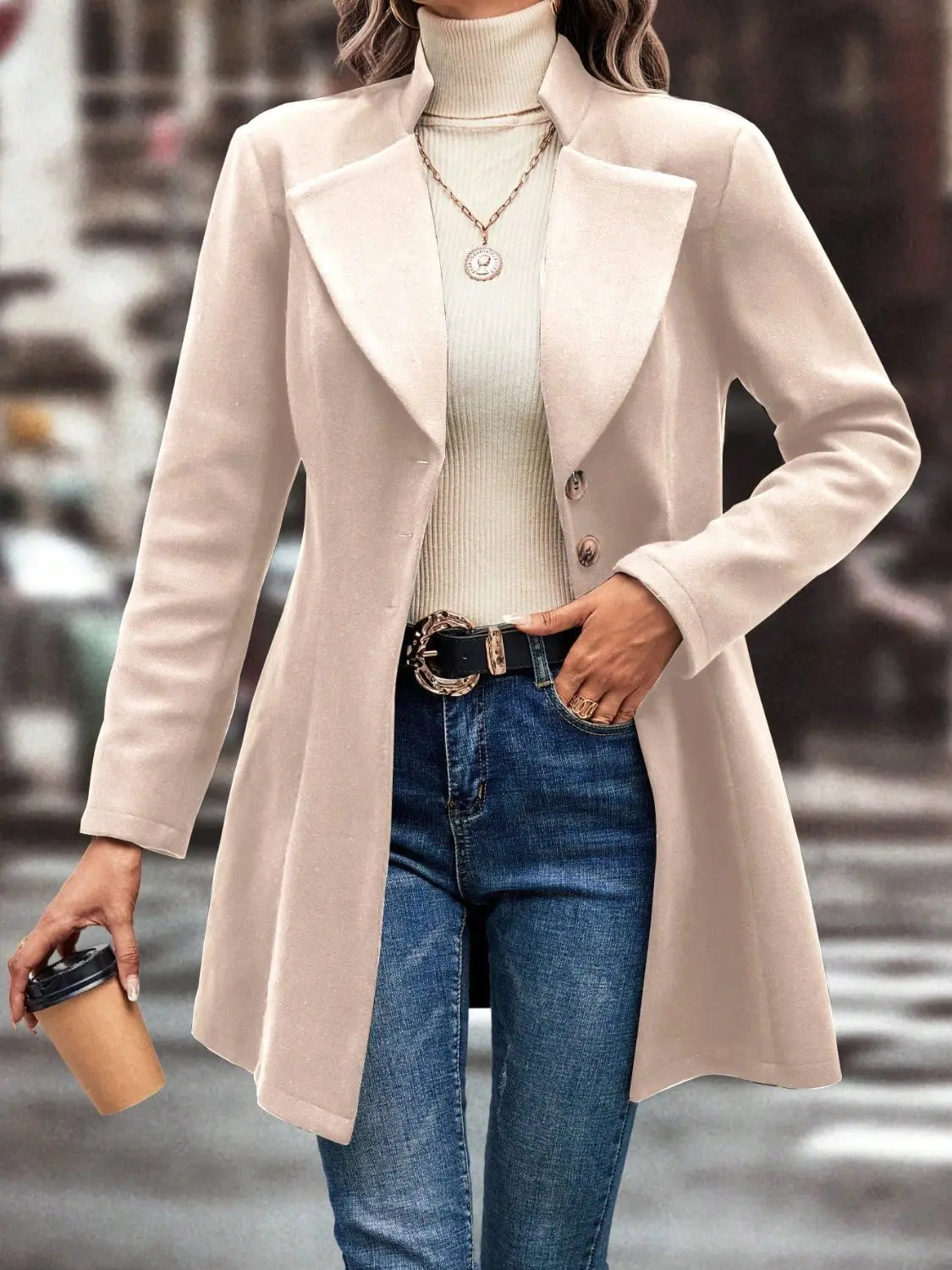 Celestial Elegance Longline Coat
