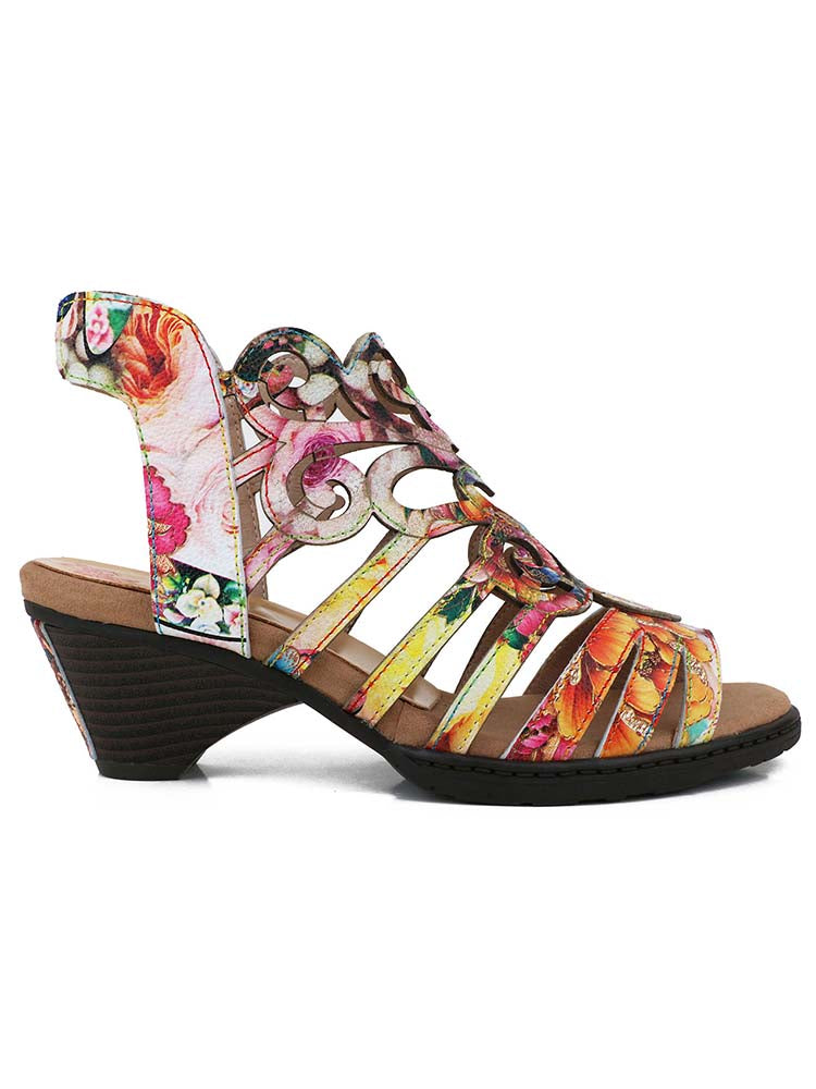 Stellar Confidence Elyse Genuine Leather Chic Sandals