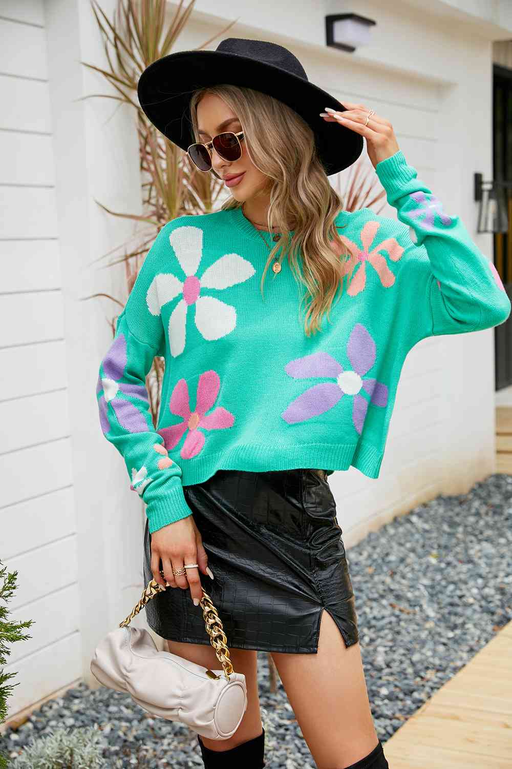 Celestial Floral Cozy Sweater