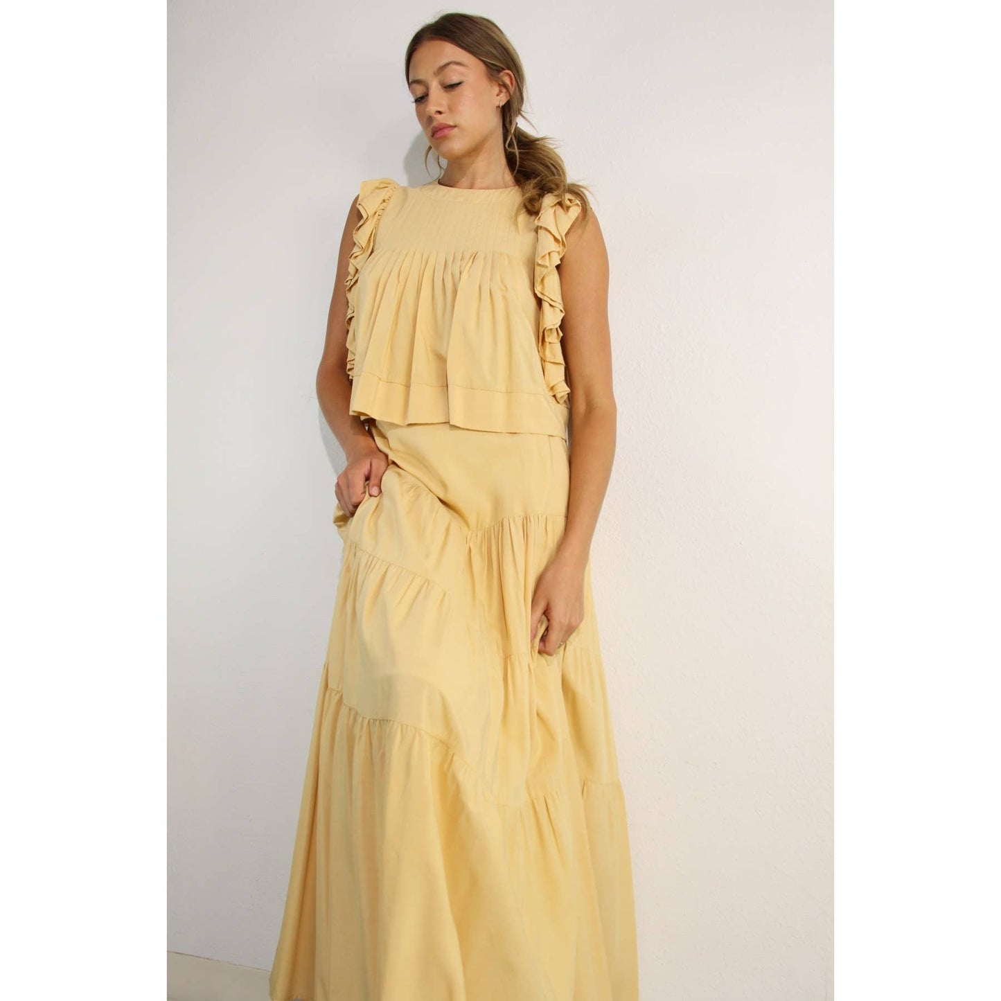 The Jolie Golden Hour 2-Piece Ruffle Set