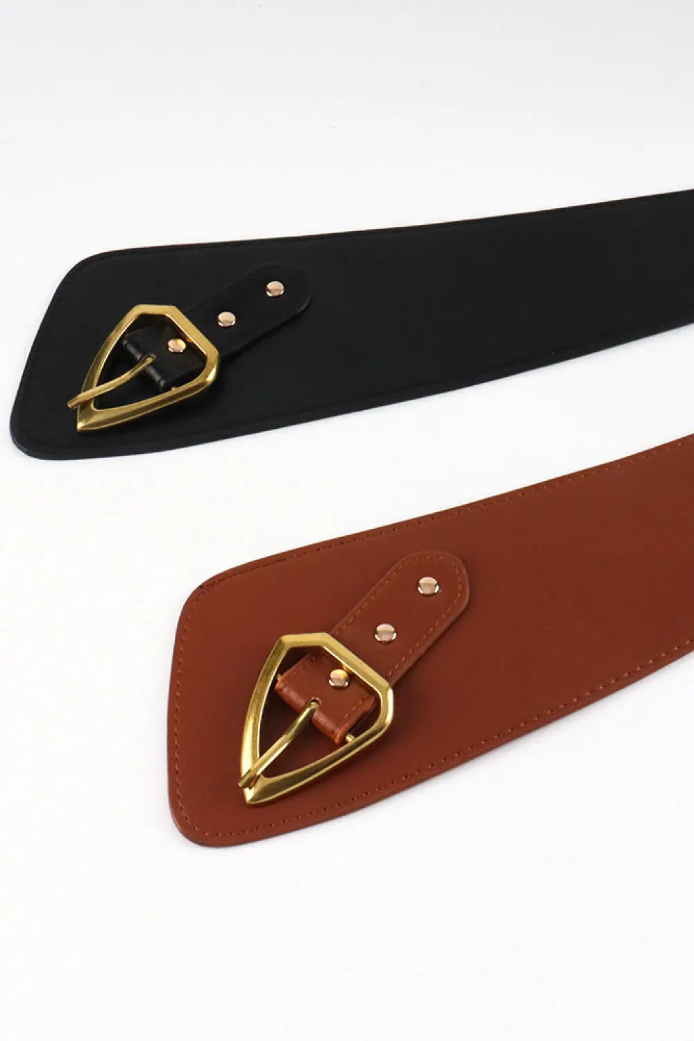 Celestial Elegance Asymmetrical PU Leather Belt