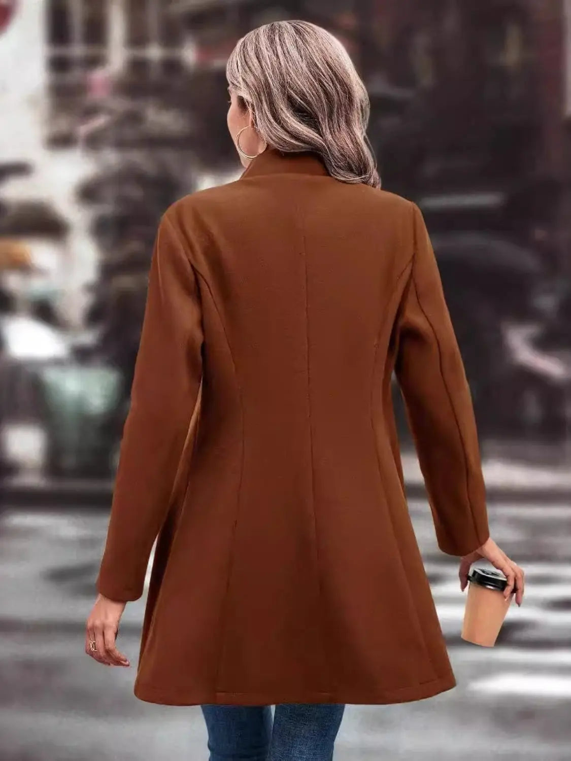 Celestial Elegance Longline Coat
