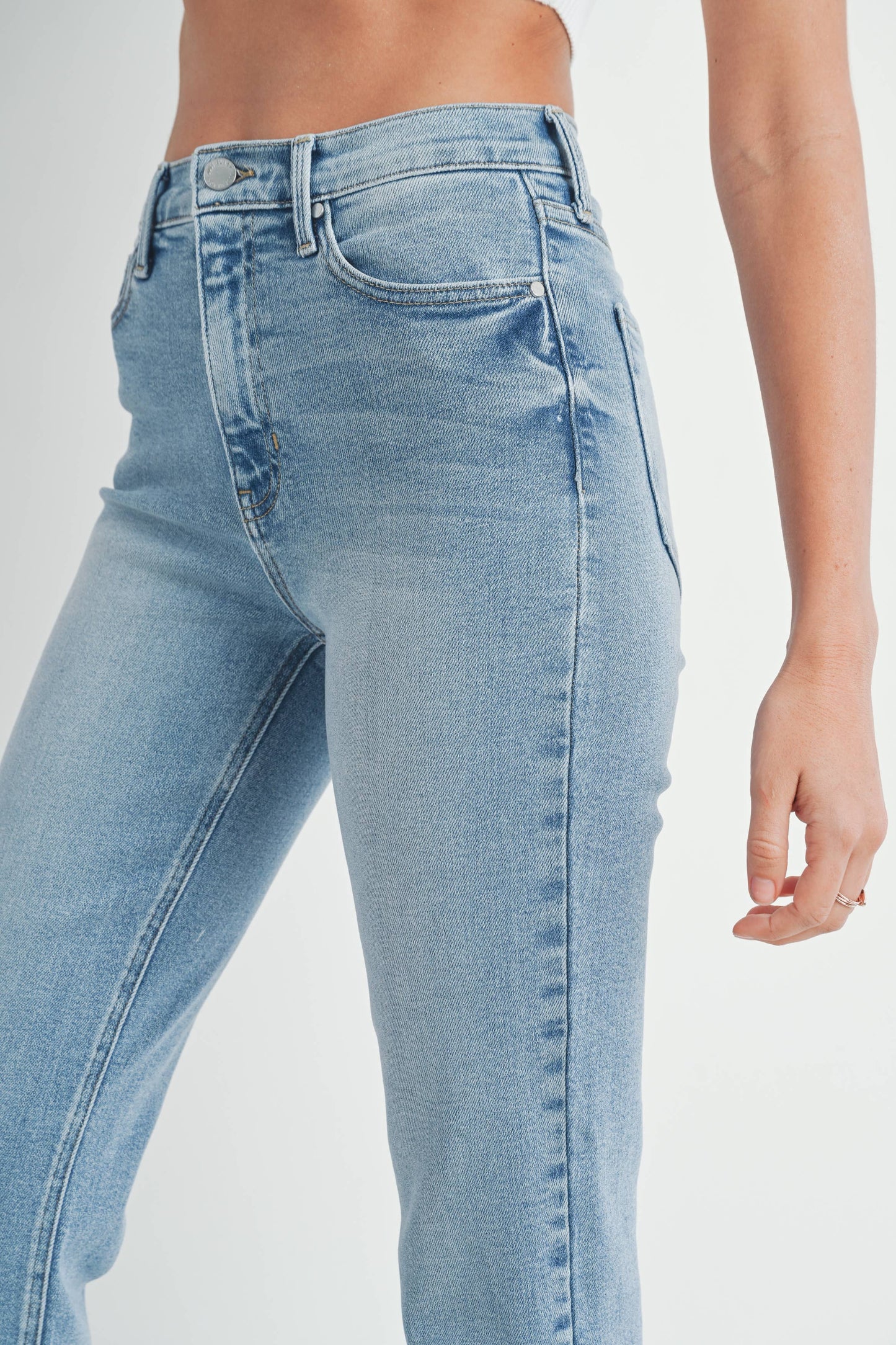 The Nikki Classic High-Waisted Straight Leg Jeans