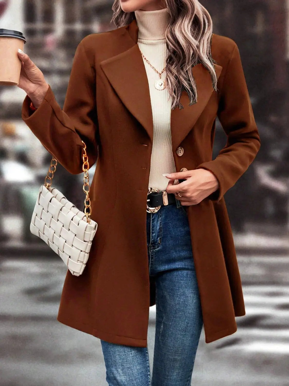 Celestial Elegance Longline Coat