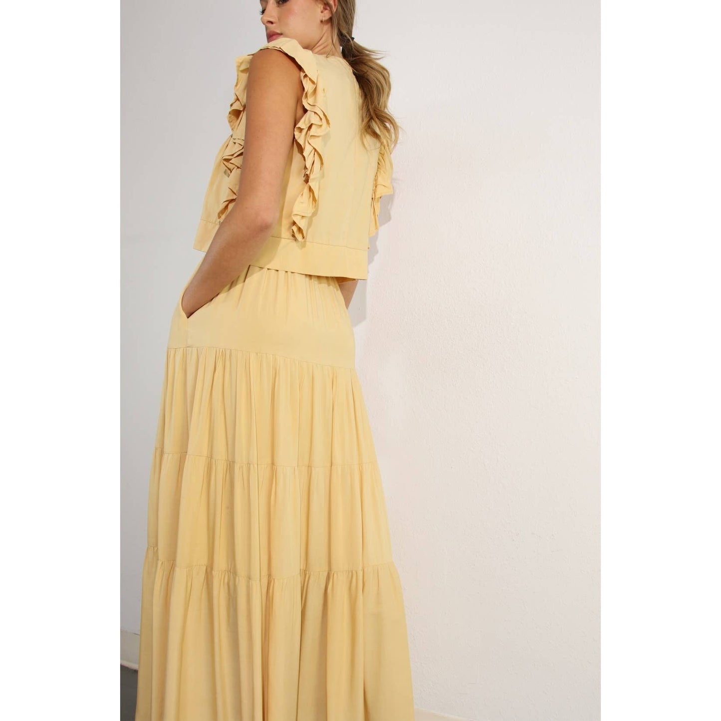The Jolie Golden Hour 2-Piece Ruffle Set