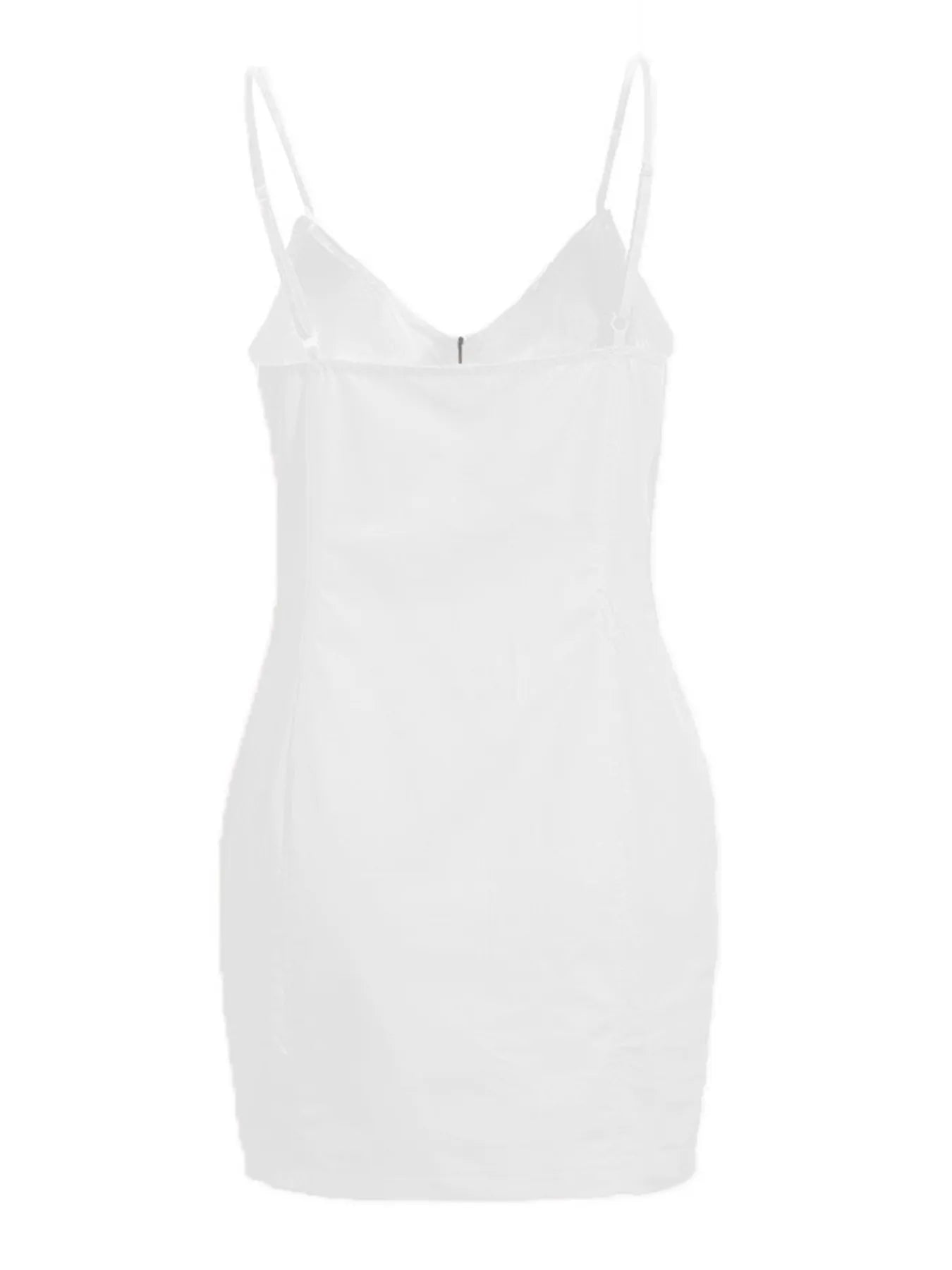 Zip-Front Bodycon Mini Dress – Plus Size