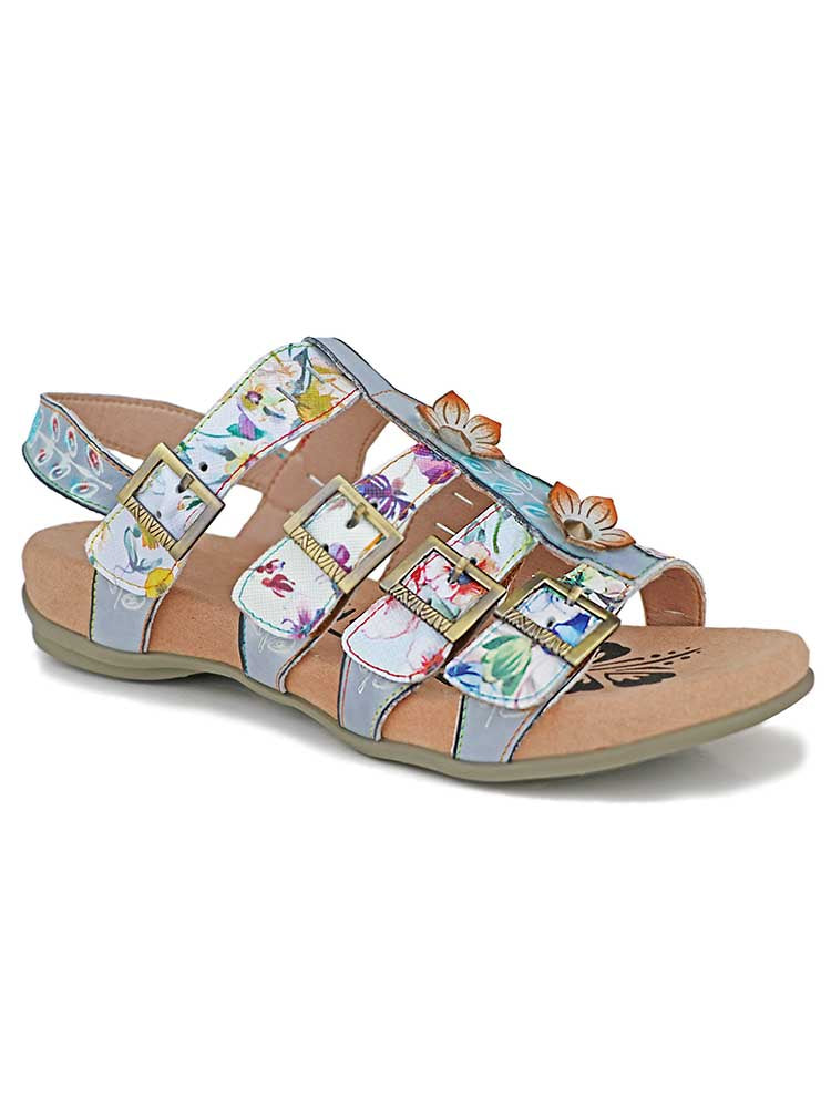 Starlit Confidence Giselle Bohemian Leather Sandals