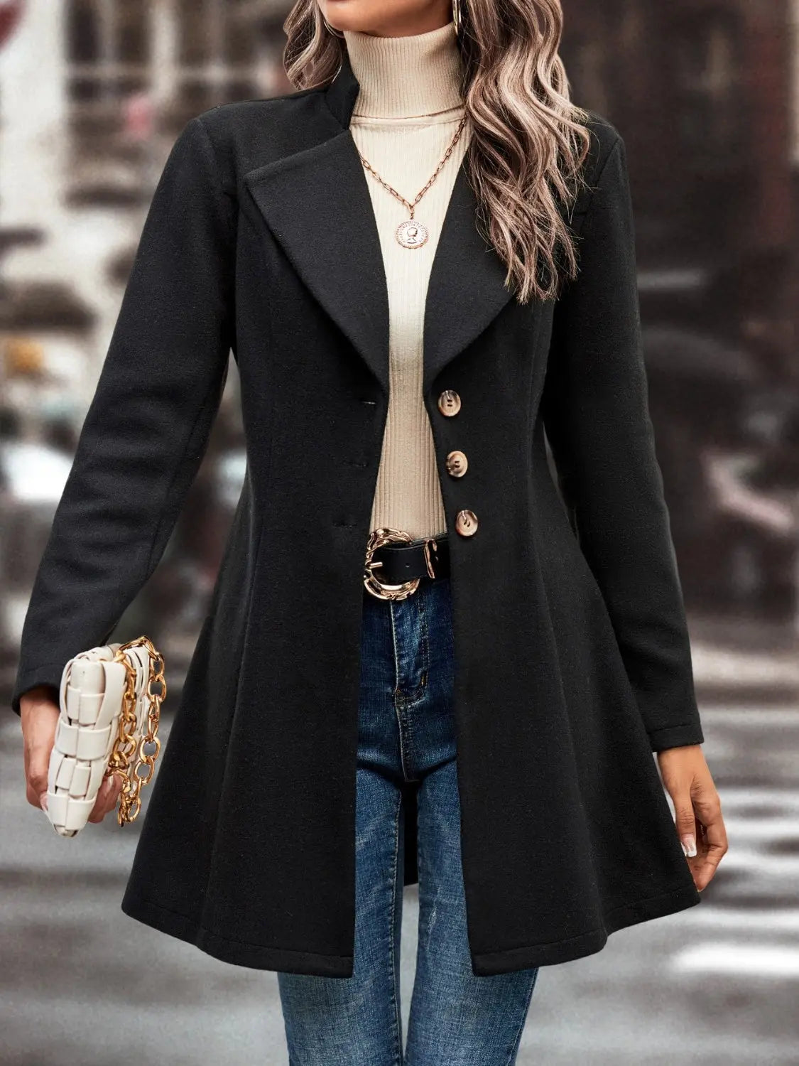 Celestial Elegance Longline Coat