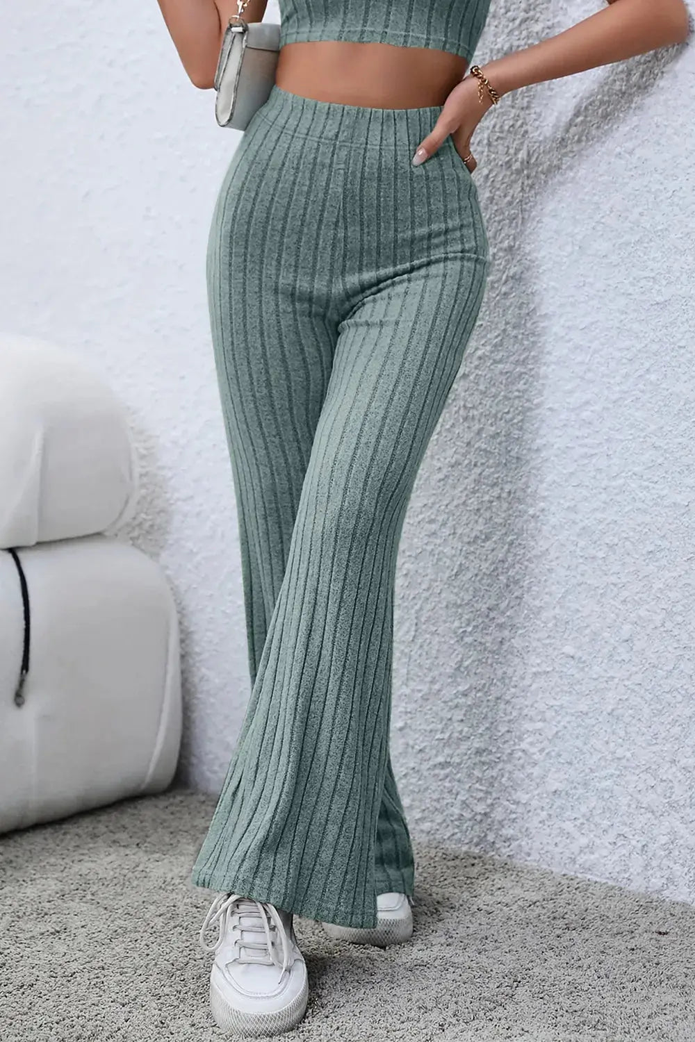 Celestial Chic High Waist Flare Pants