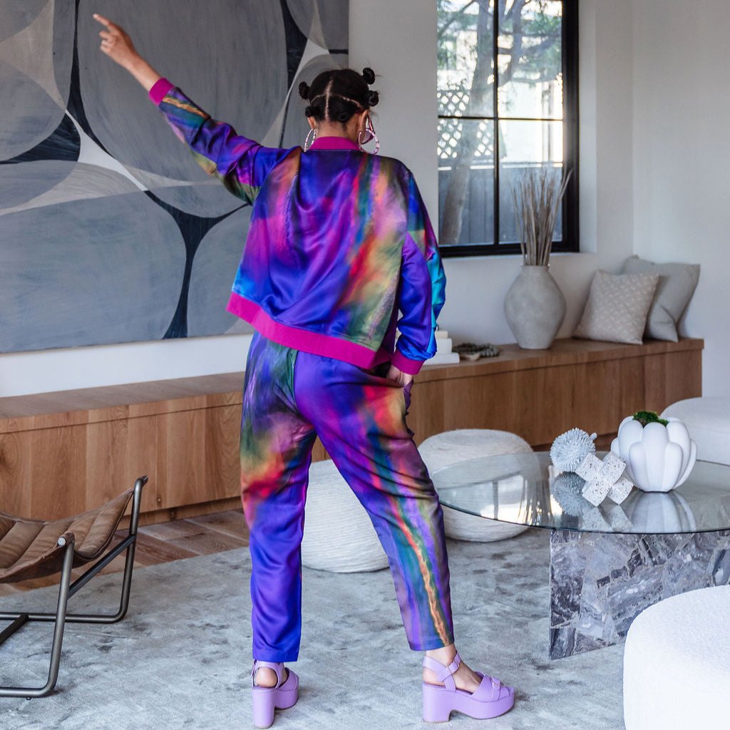 Straight Leg Pants with Pockets and Elastic Waist