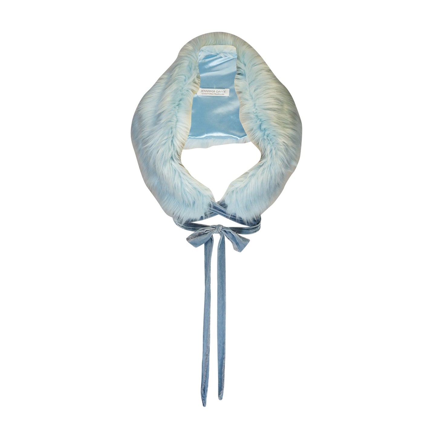 Ice Faux Fur Velvet Knot Stole