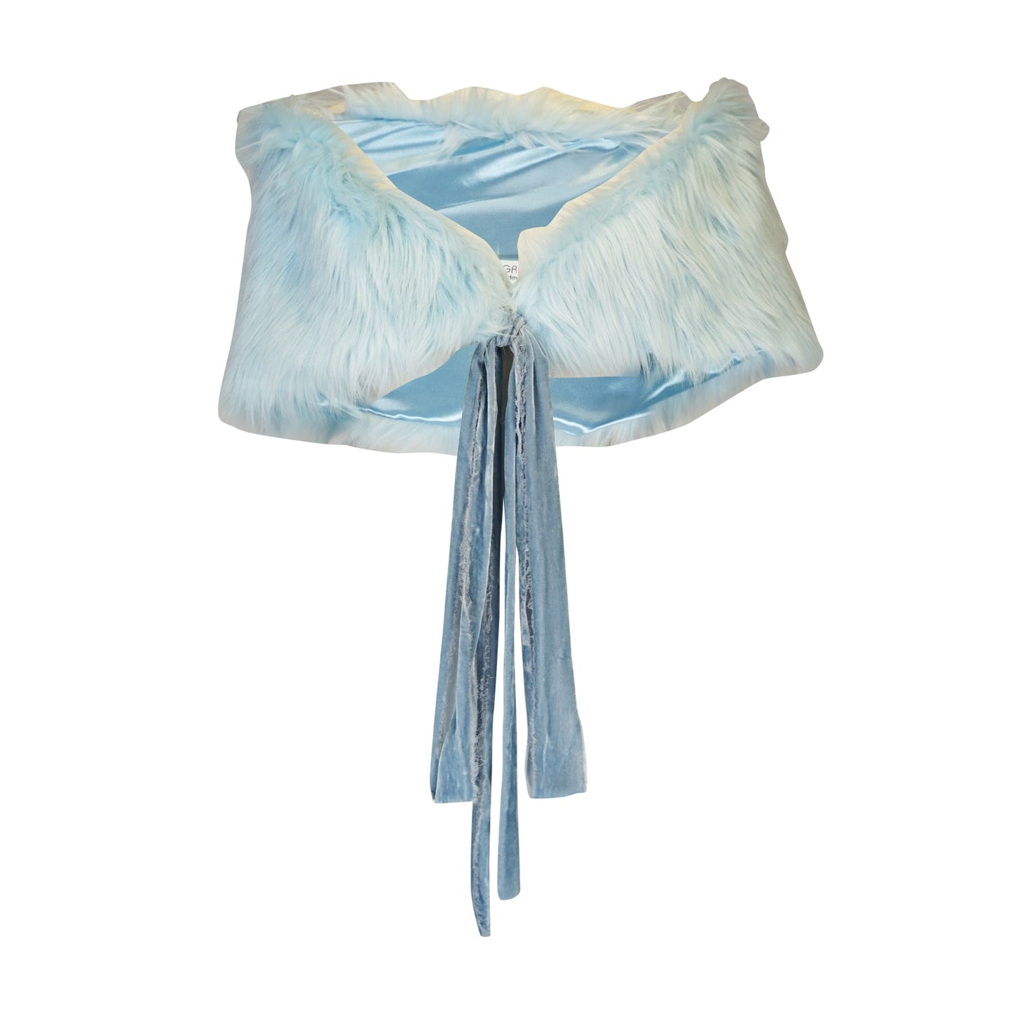 Ice Faux Fur Velvet Knot Stole