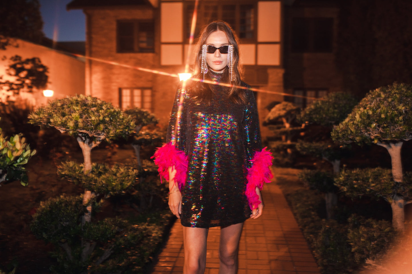 Time Warp Sequin Mod Mini