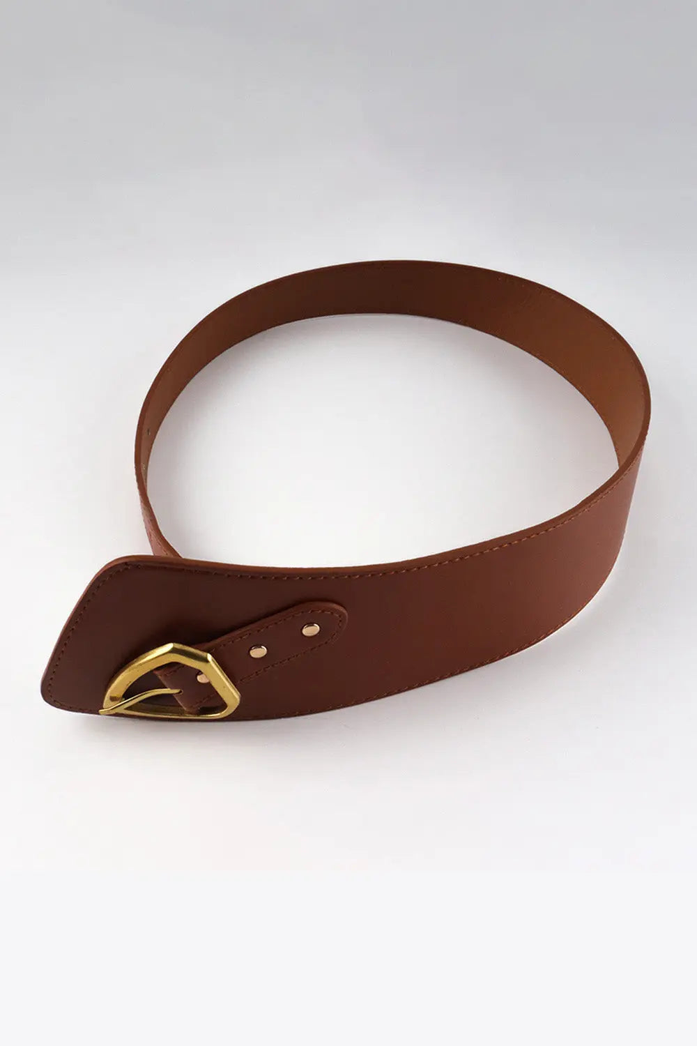 Celestial Elegance Asymmetrical PU Leather Belt