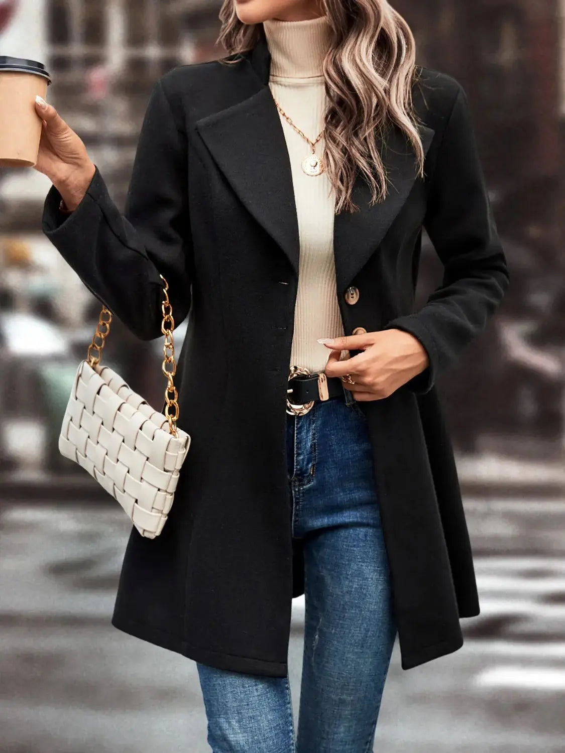 Celestial Elegance Longline Coat