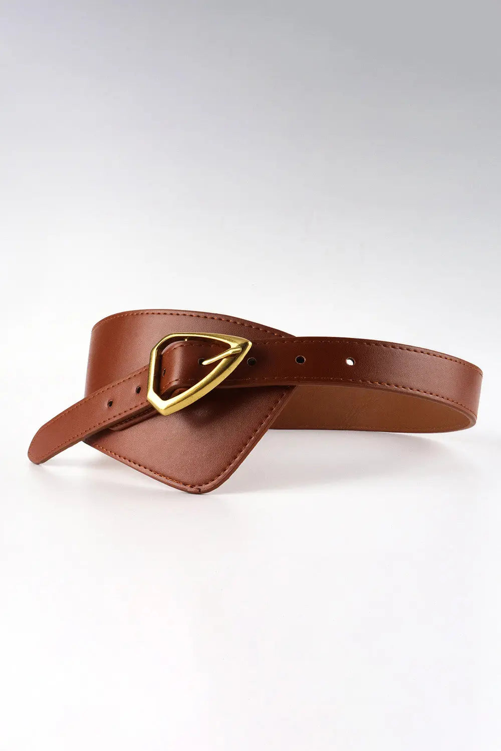 Celestial Elegance Asymmetrical PU Leather Belt