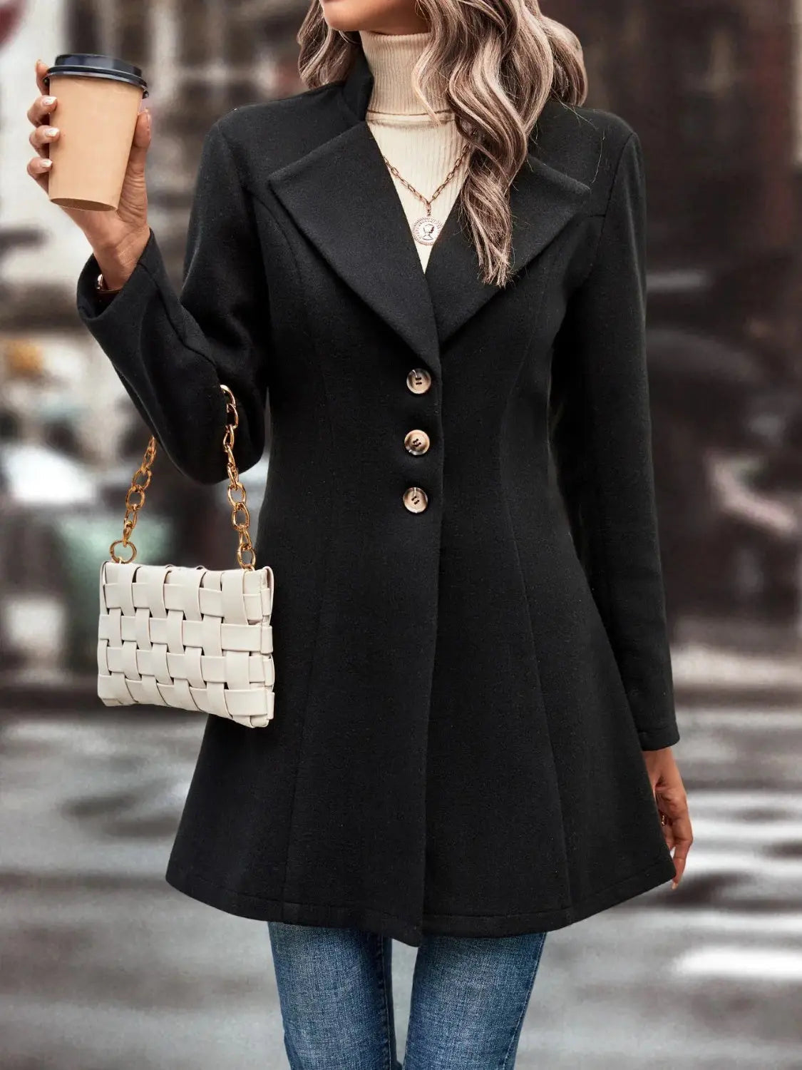 Celestial Elegance Longline Coat