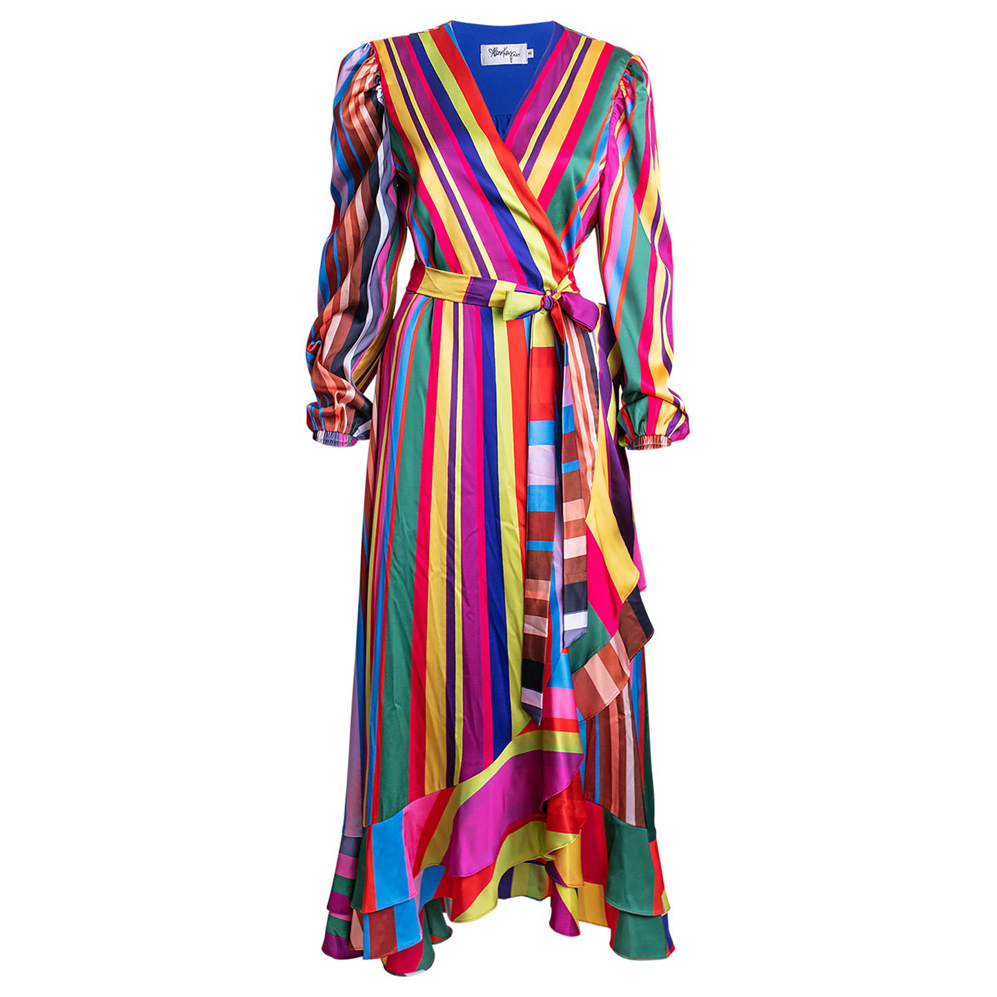 Carrie Long Sleeve Wrap Dress