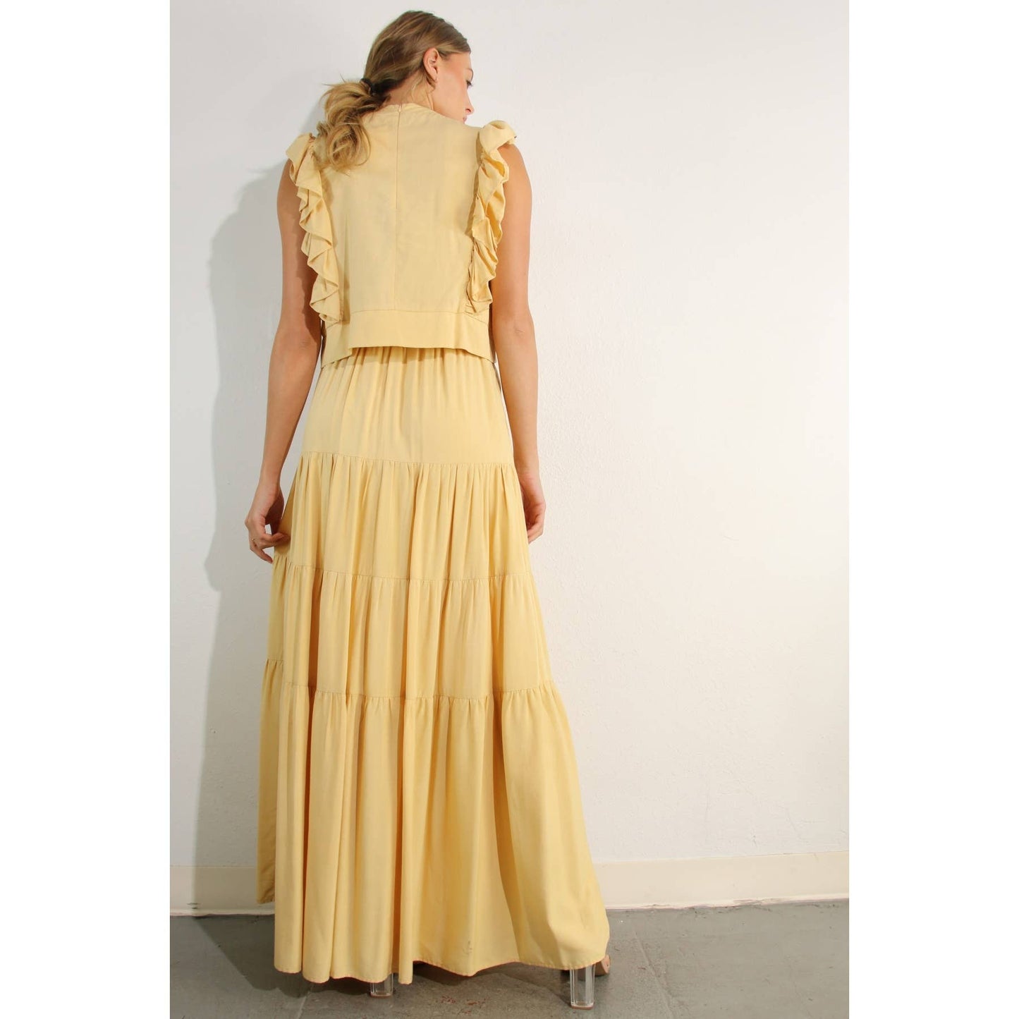The Jolie Golden Hour 2-Piece Ruffle Set