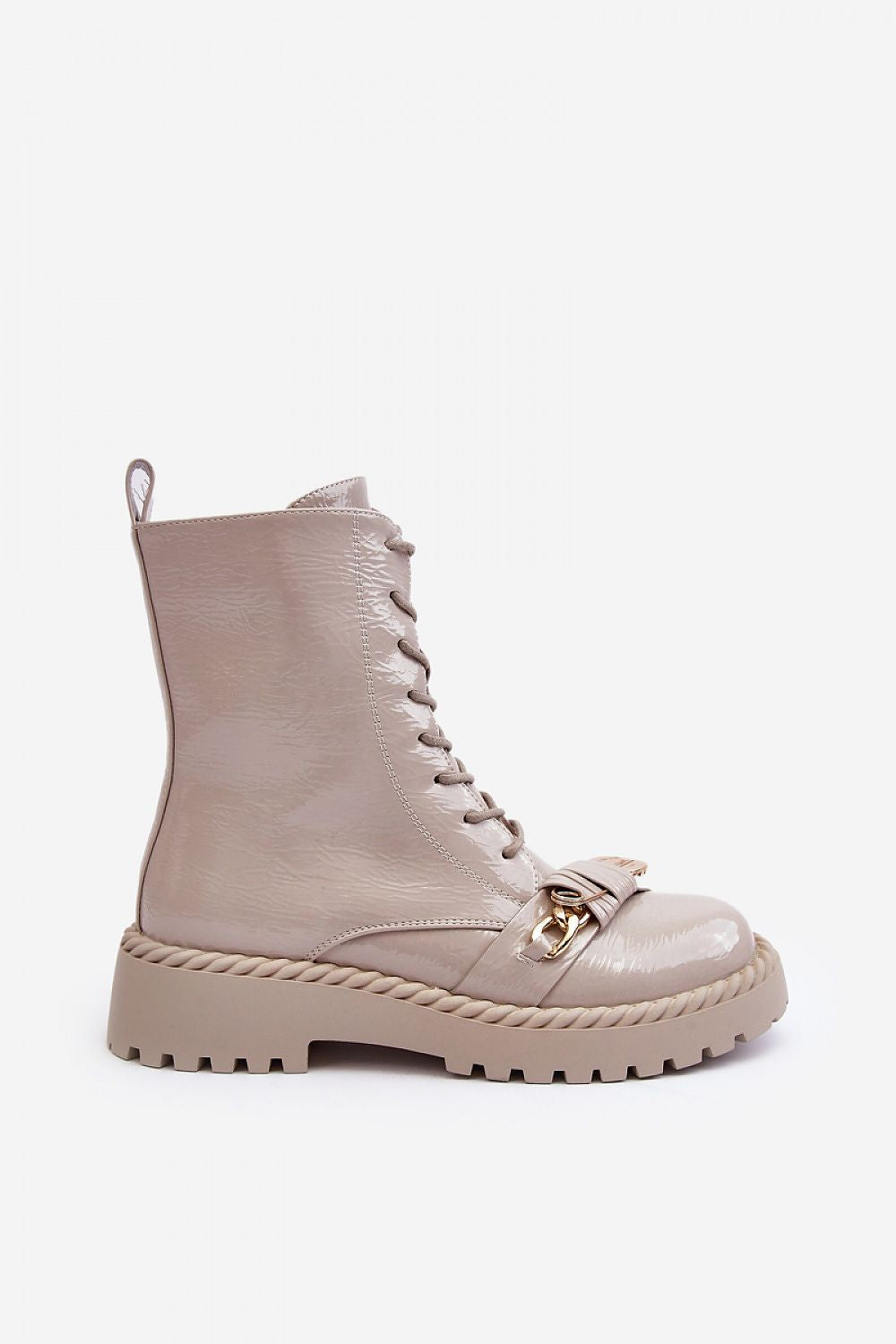 Grevona Grooved Sole Ankle Boots