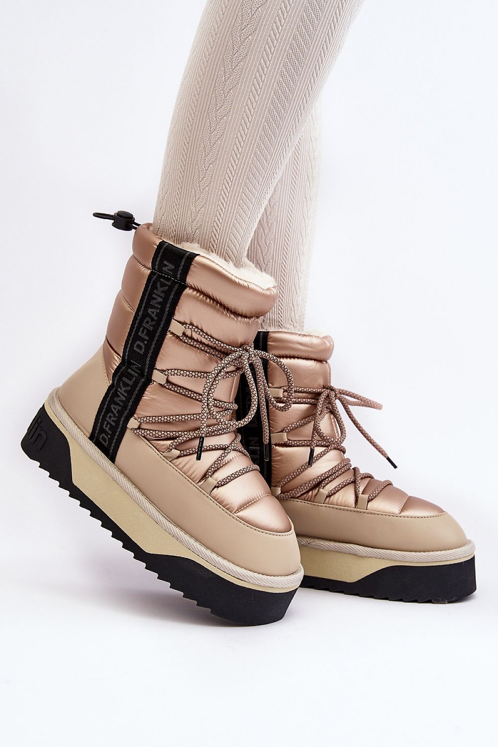 Glacira Vegan Fur-Lined Snow Boots