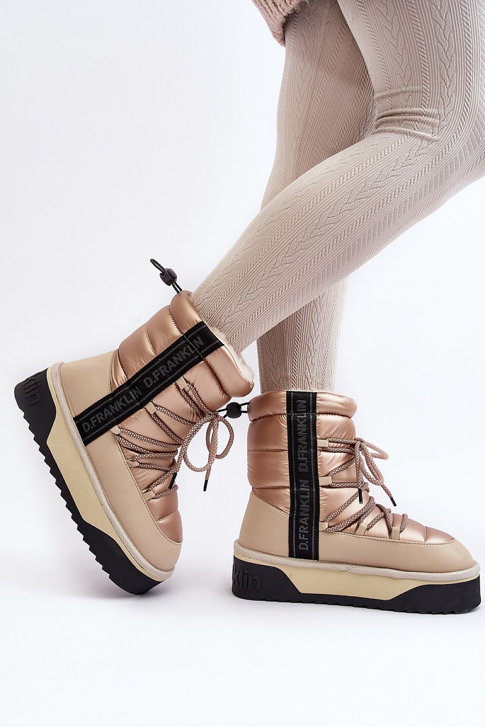Glacira Vegan Fur-Lined Snow Boots