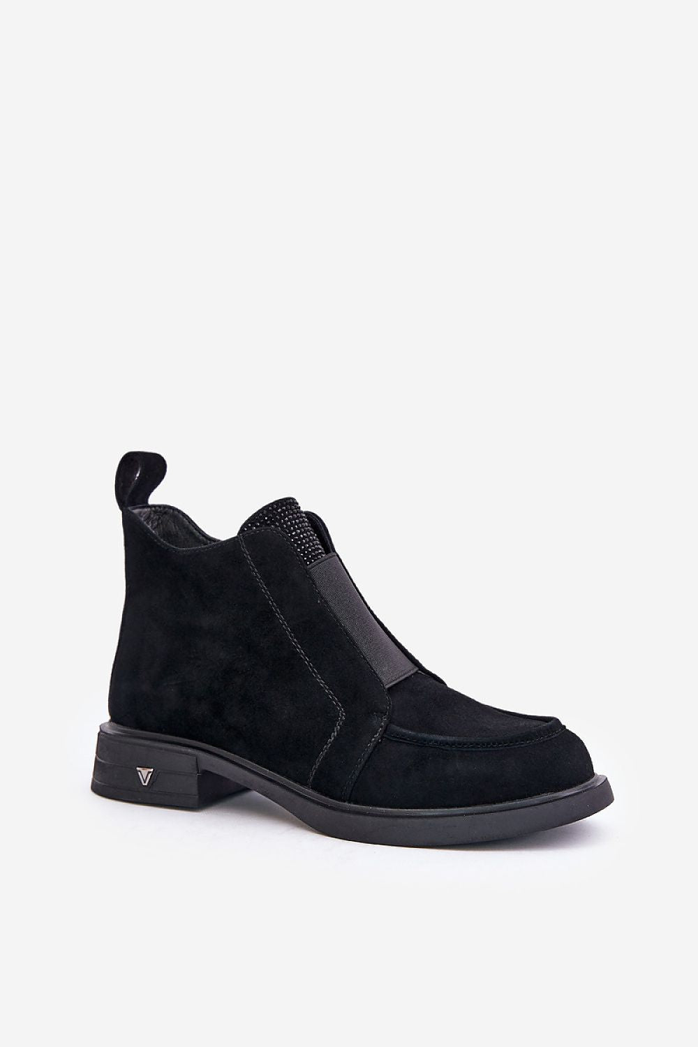 Lunavea Suede Ankle Boots with Zip