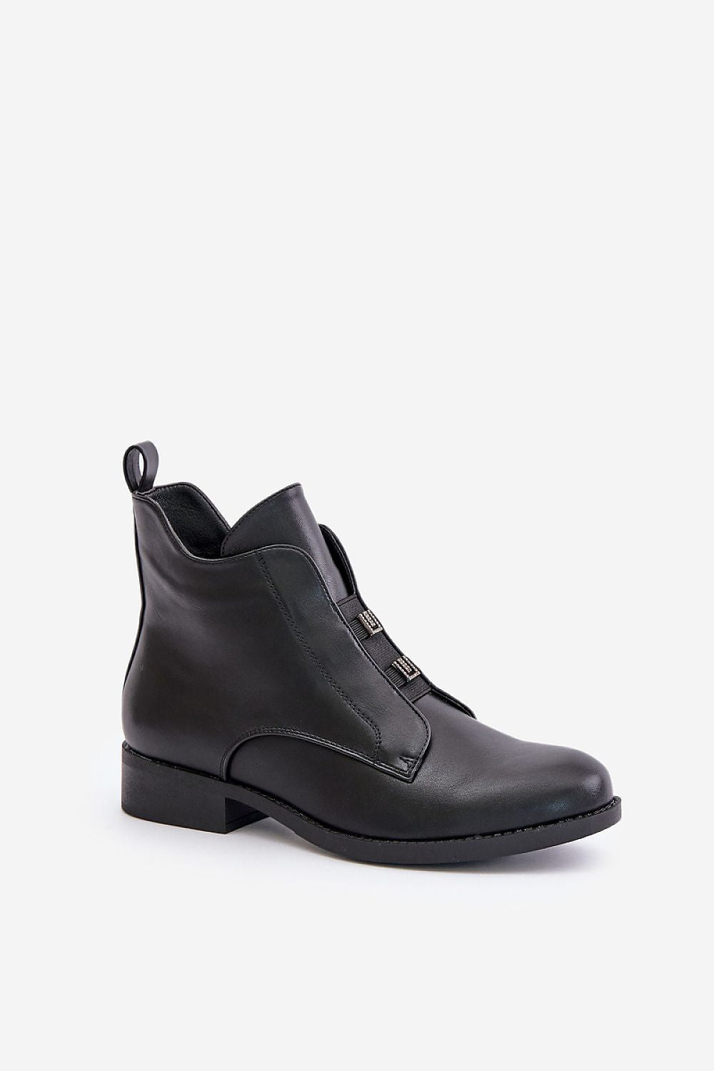 Dovarya Flat Eco Leather Boots for Women