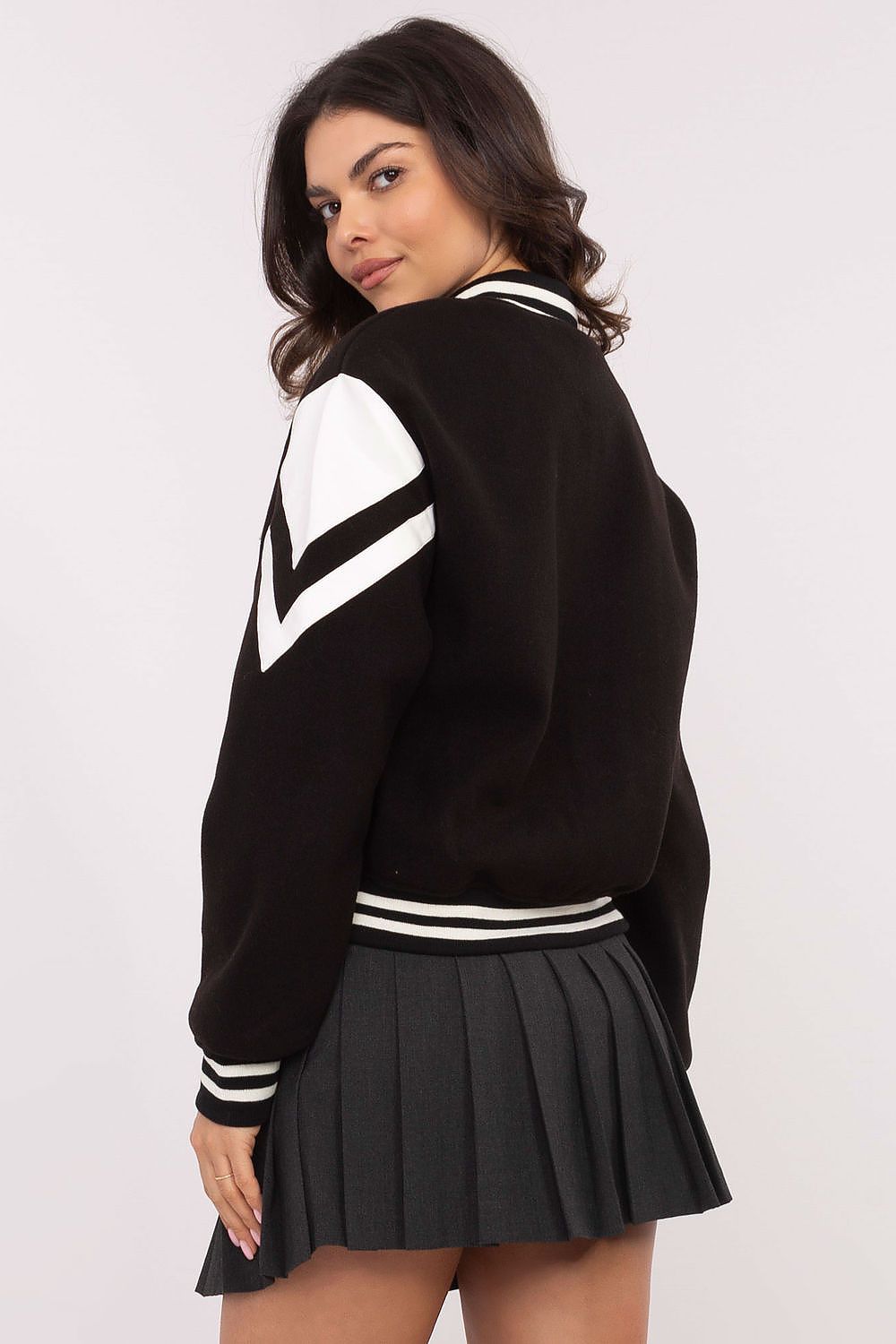 Marvessa Press-Stud Bomber Jacket