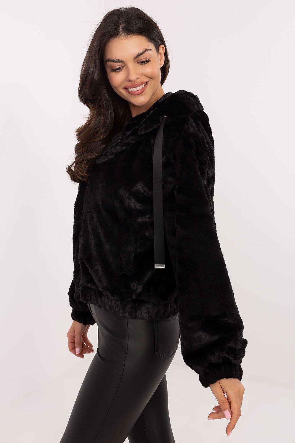 Corvalyn Hooded Teddy Bear Zip Jacket