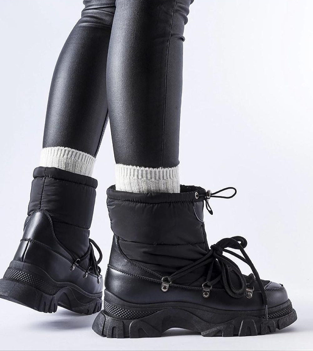 Eldarien Lace-Up Snow Boots