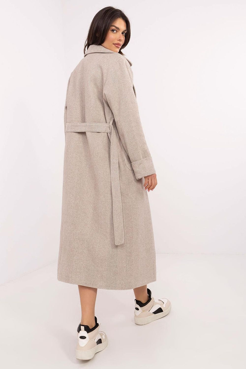 Selvarane Long Double-Breasted Wool Coat