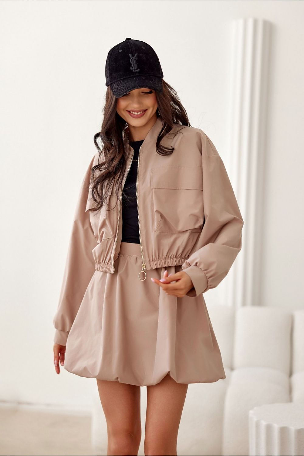 Valserra Lined Bomber Jacket