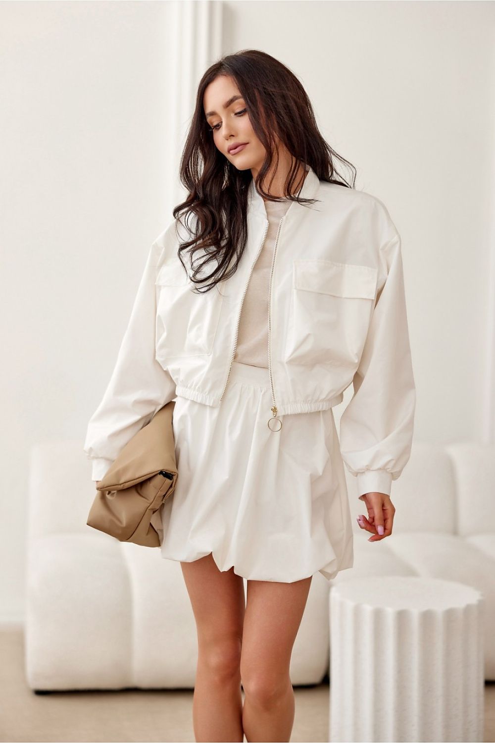 Valserra Lined Bomber Jacket