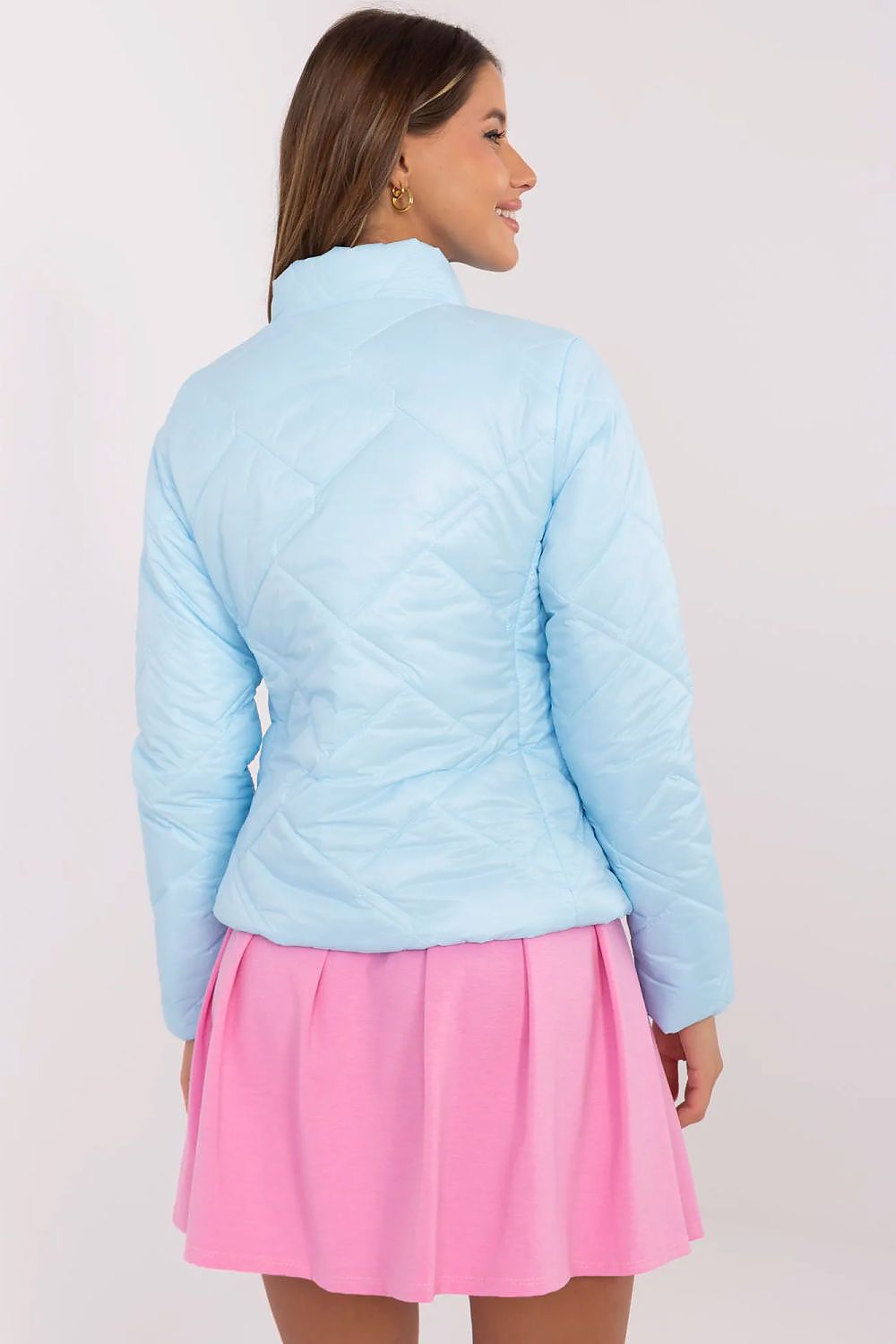 Morvianne Quilted Zip-Front Jacket