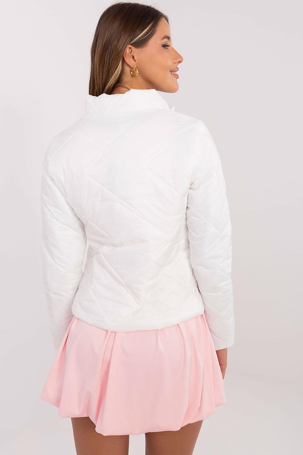 Morvianne Quilted Zip-Front Jacket