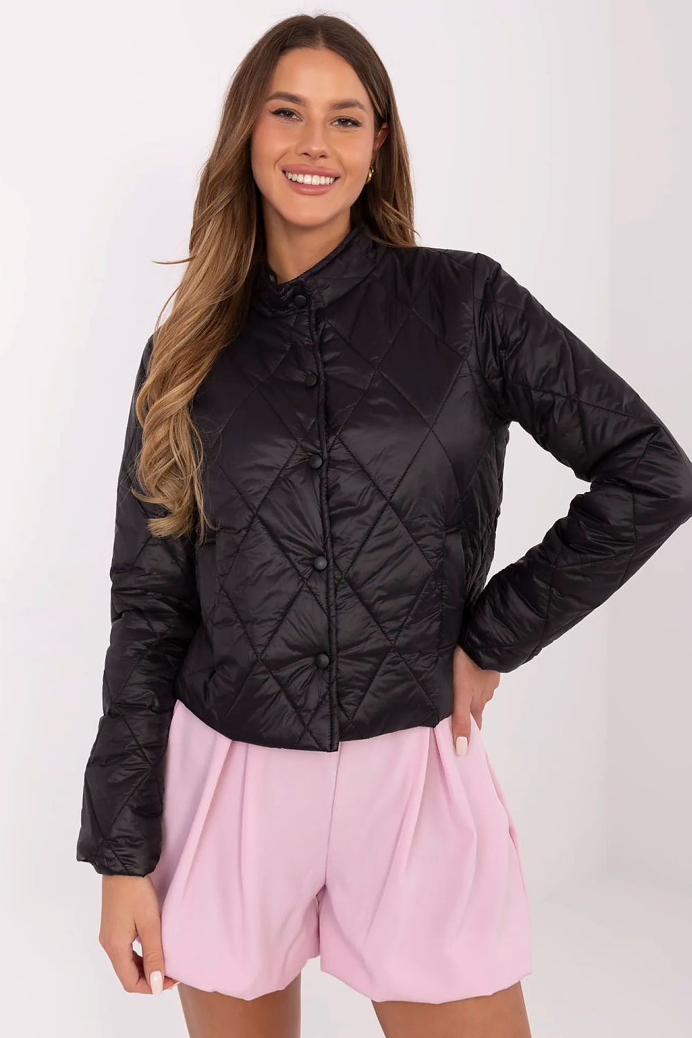 Alverise Quilted Snap-Front Jacket