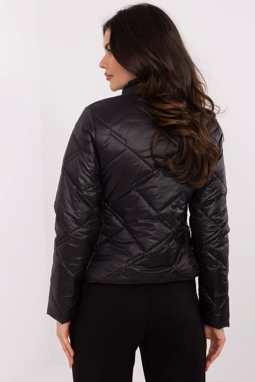 Morvianne Quilted Zip-Front Jacket