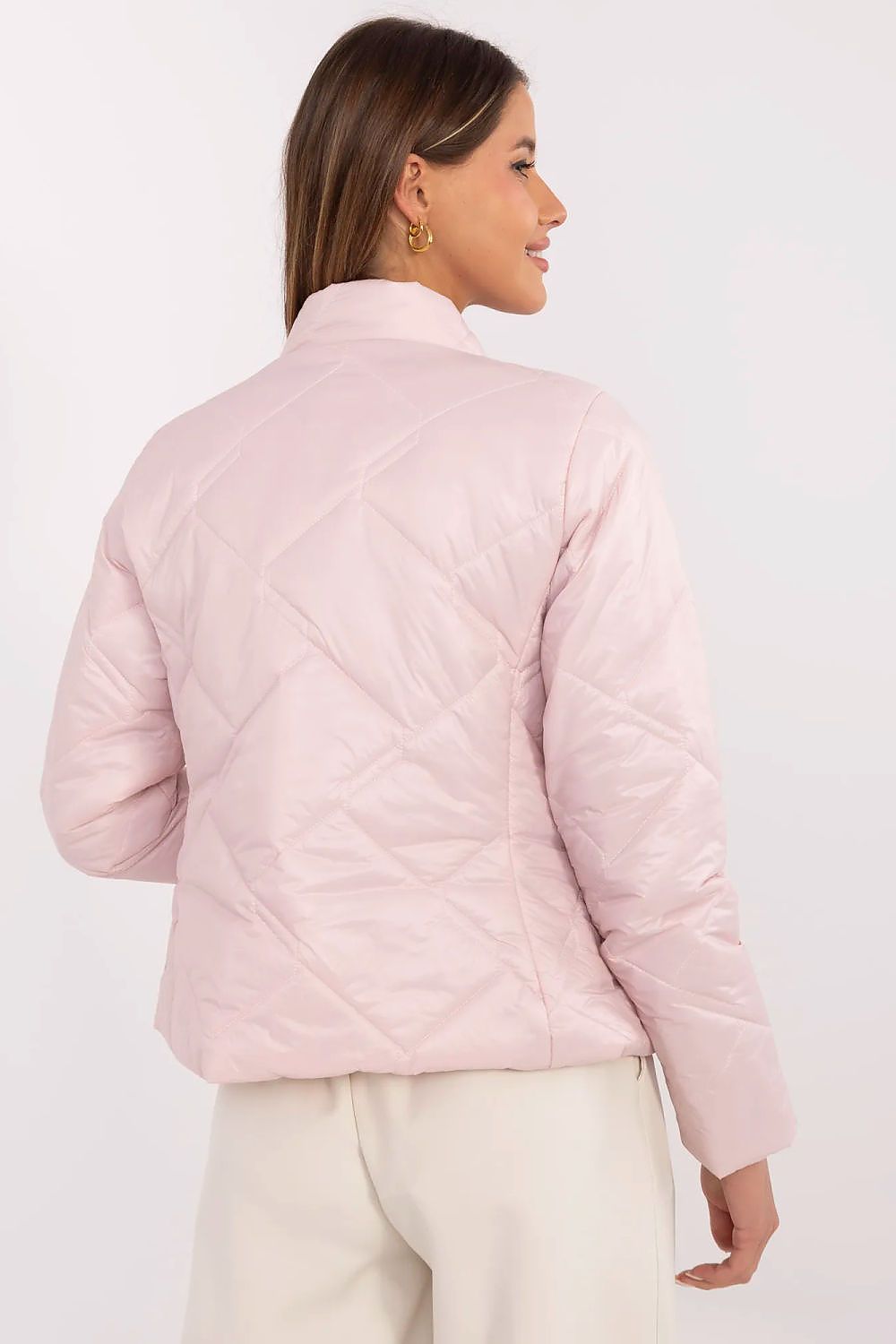 Morvianne Quilted Zip-Front Jacket