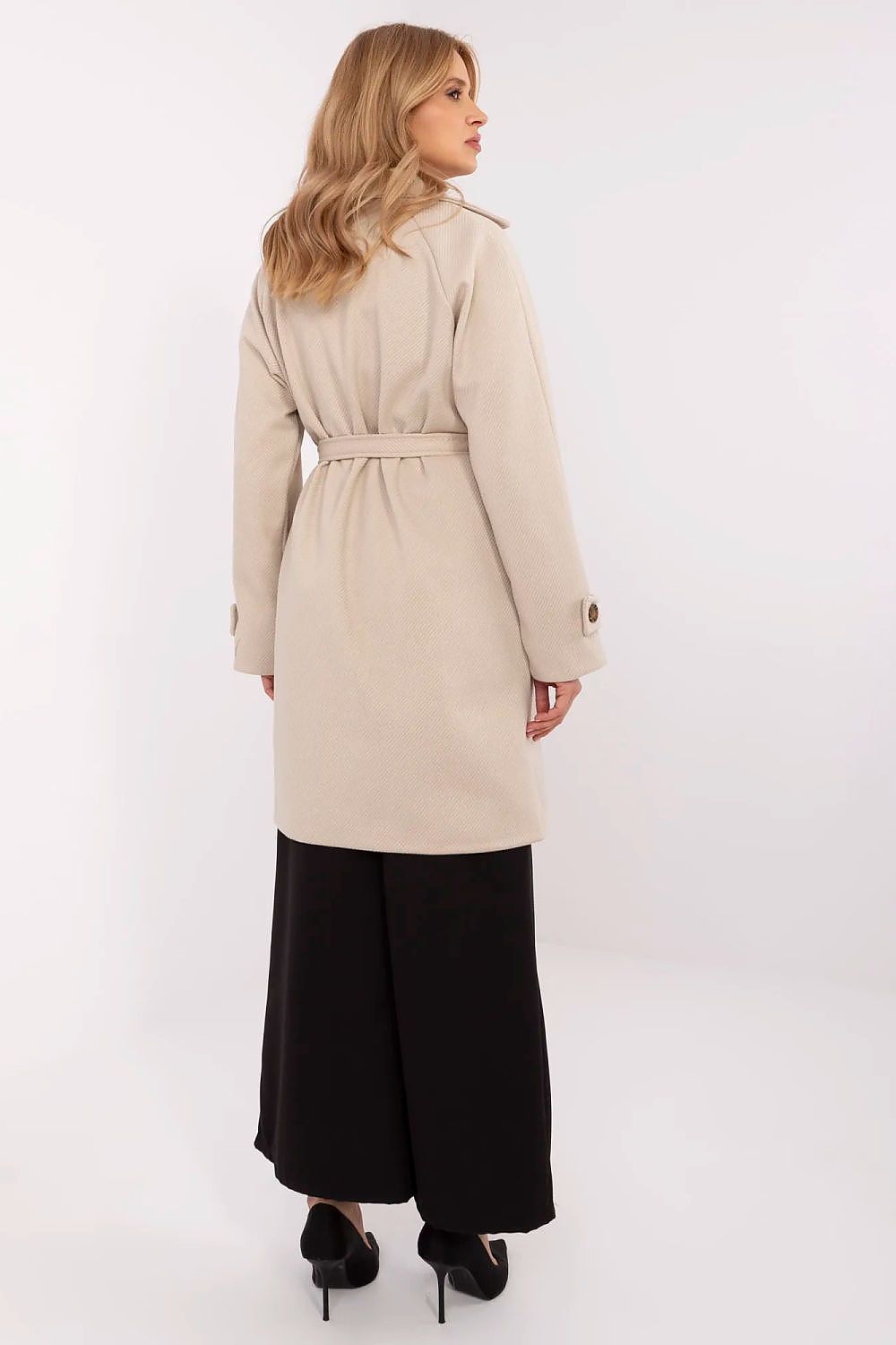 Corvanne Double-Breasted Belted Coat