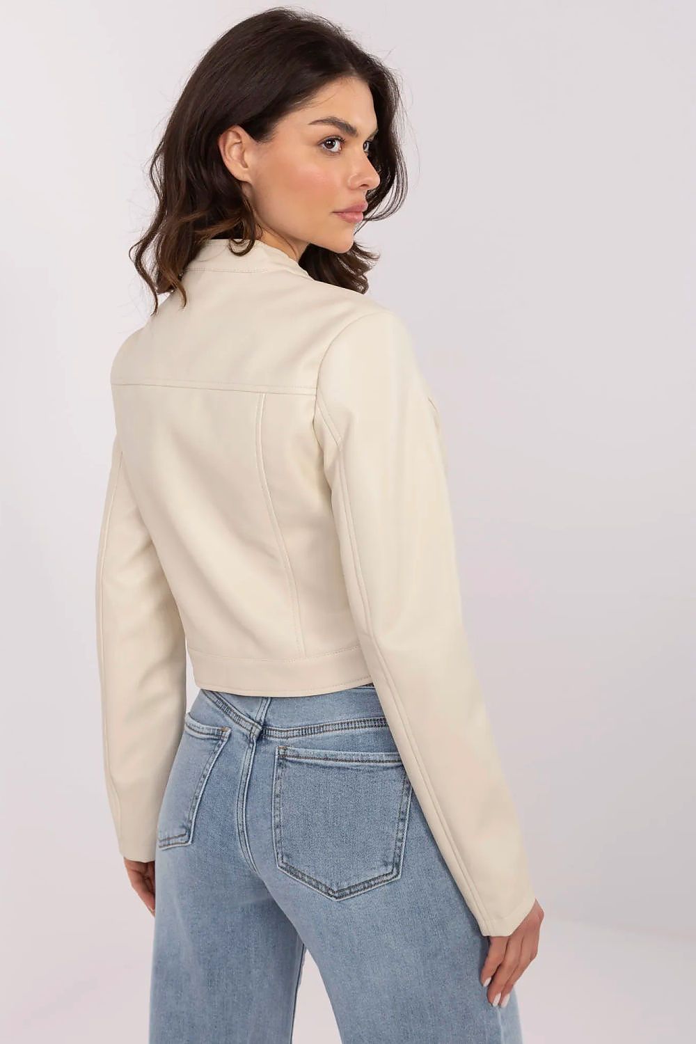 Corvanelle Eco-Leather Zip Jacket