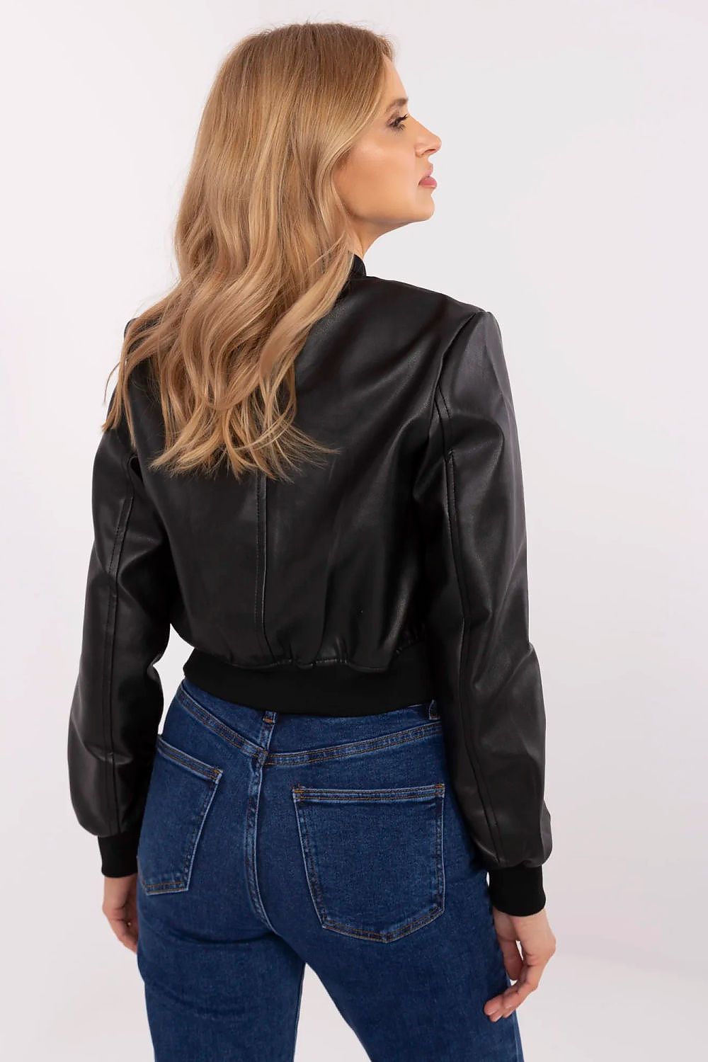 Velvaris Eco-Leather Bomber Jacket
