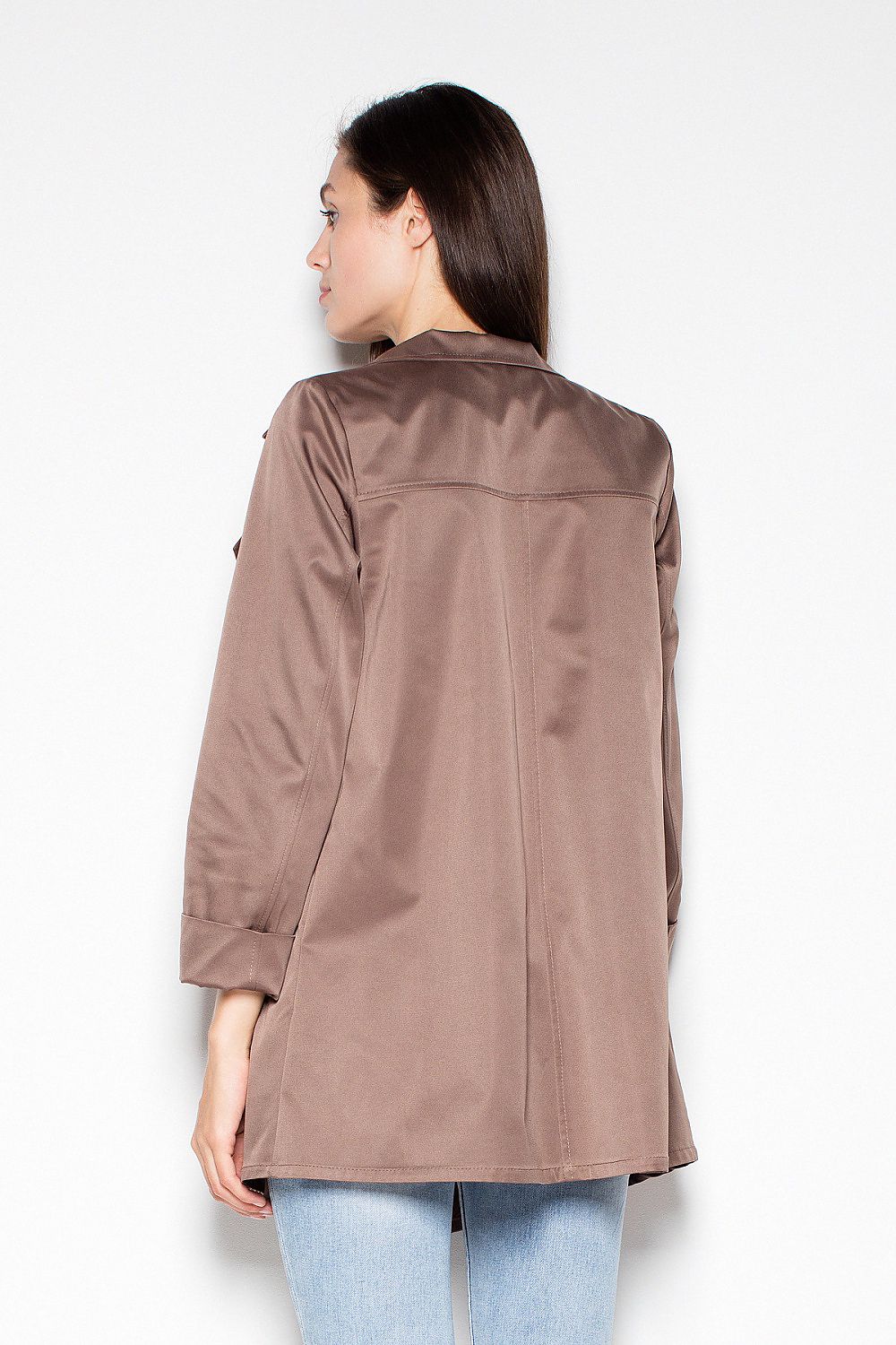 Laverinne Classic Open-Front Coat