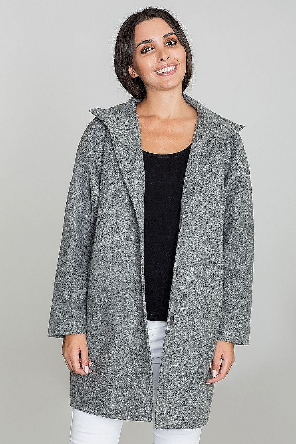 Norivelle Kimono-Style Lined Coat