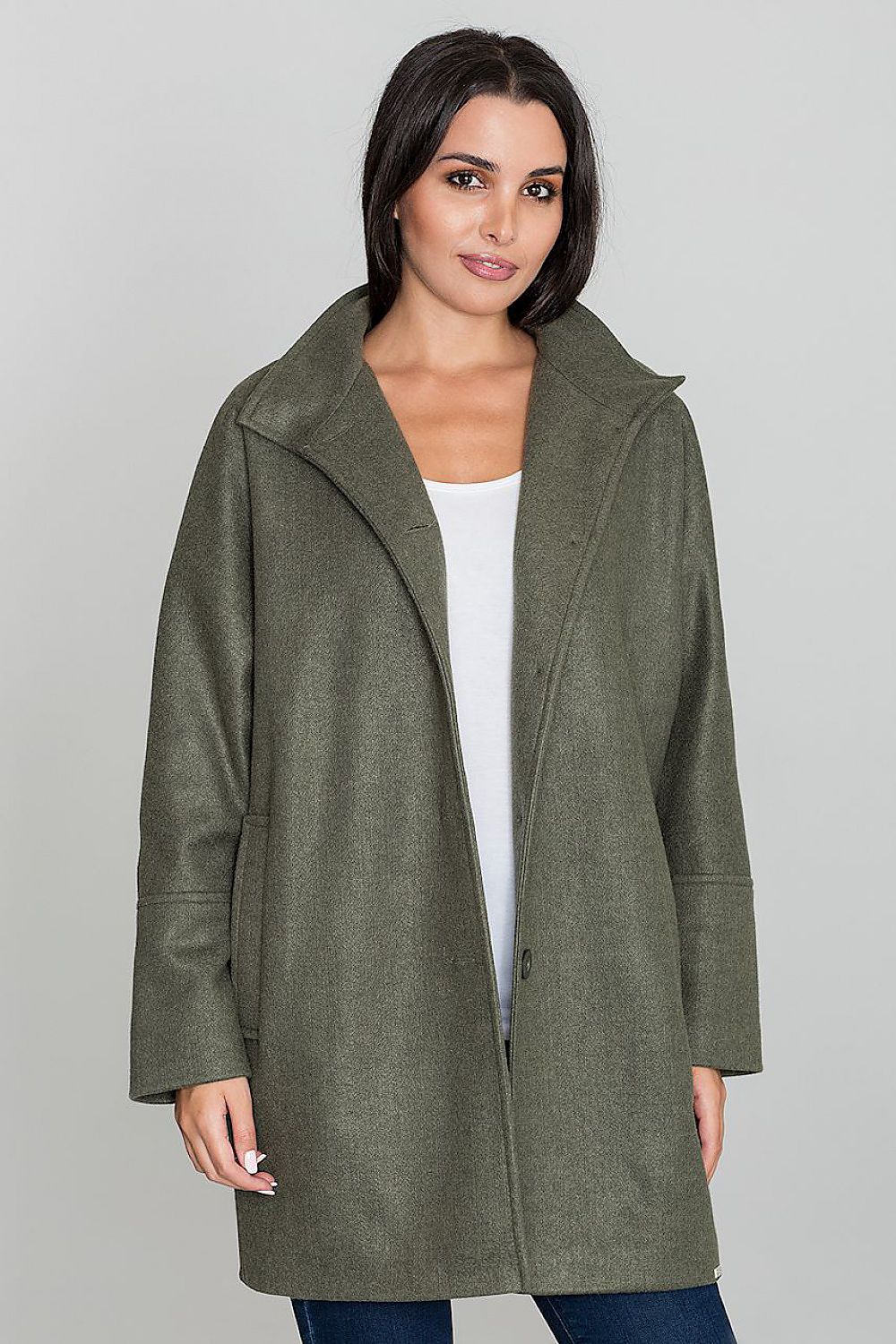 Norivelle Kimono-Style Lined Coat