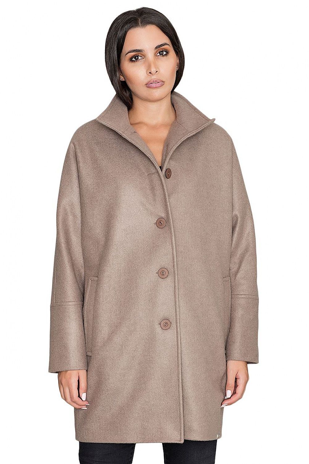 Norivelle Kimono-Style Lined Coat