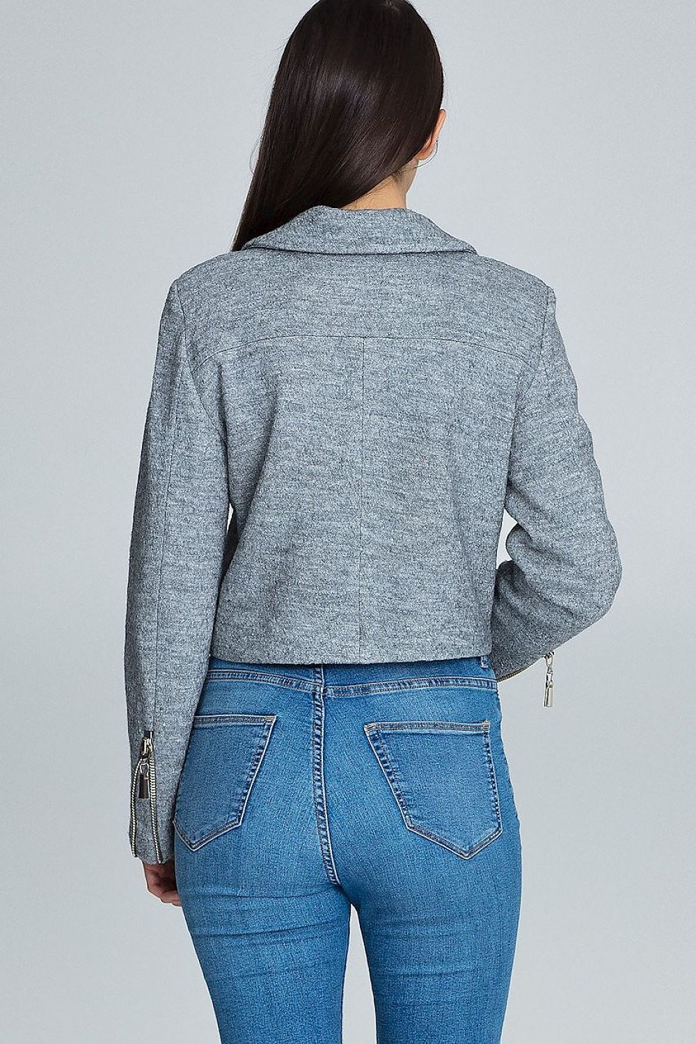 Veylisse Wool-Blend Zippered Ramonesque Jacket